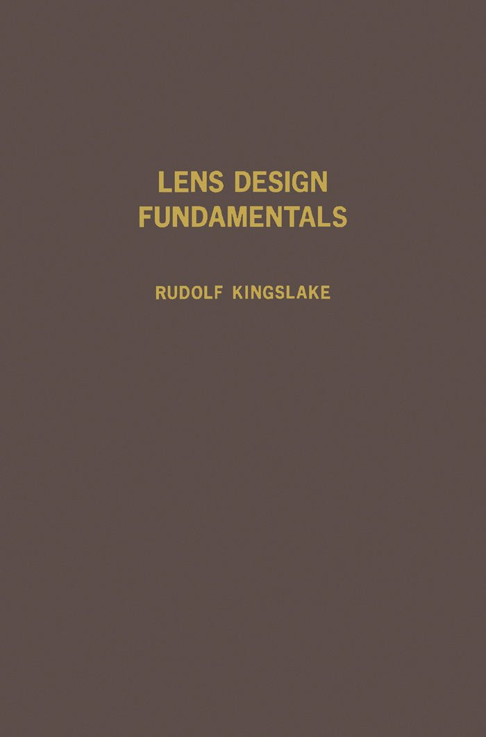 Lens Design Fundamentals