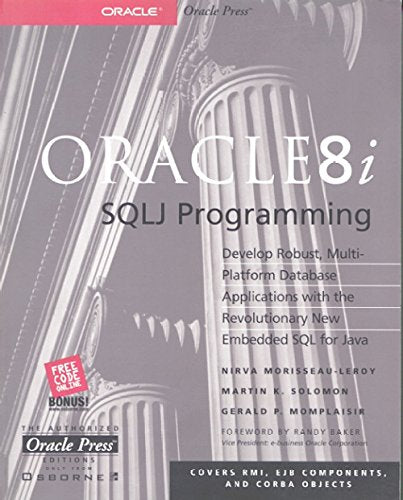 Oracle8i SQLJ Programming