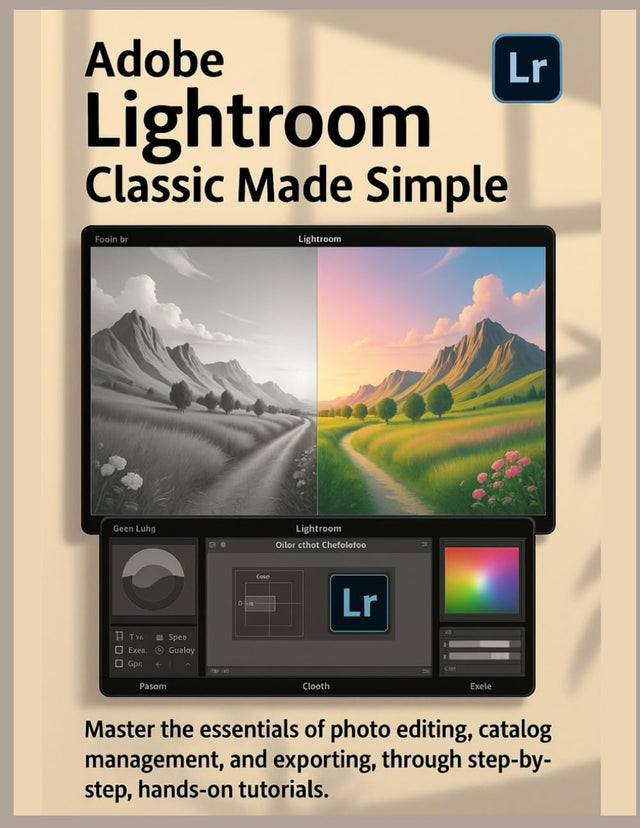 Adobe Lightroom Classic Made Simple: Master the essentials of photo editing, catalog management, and exporting, through step-by-step, hands-on tutorials