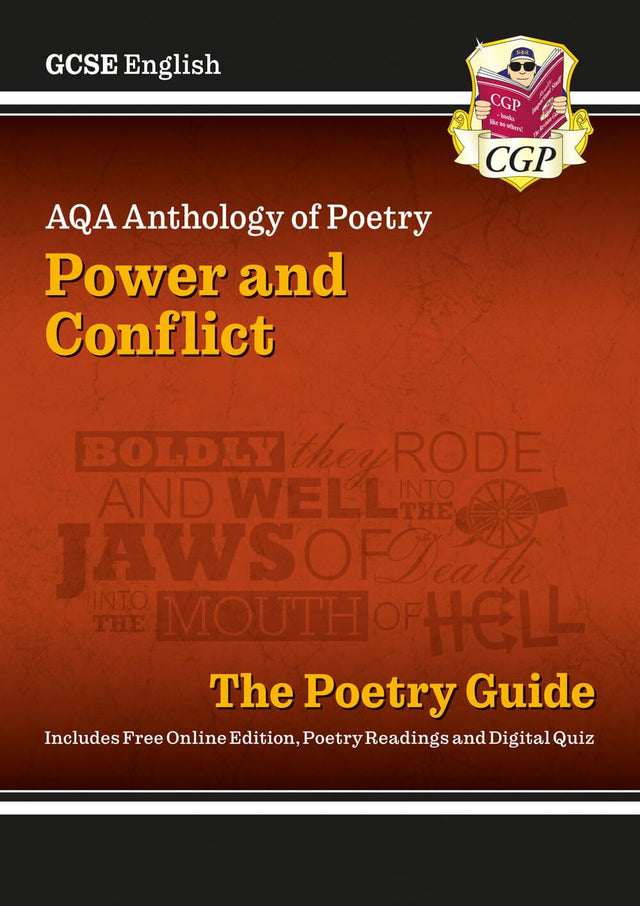 GCSE English AQA Poetry Guide - Power & Conflict Anthology inc. Online Edition, Audio & Quizzes: for the 2027 and 2028 exams (CGP AQA GCSE Poetry)