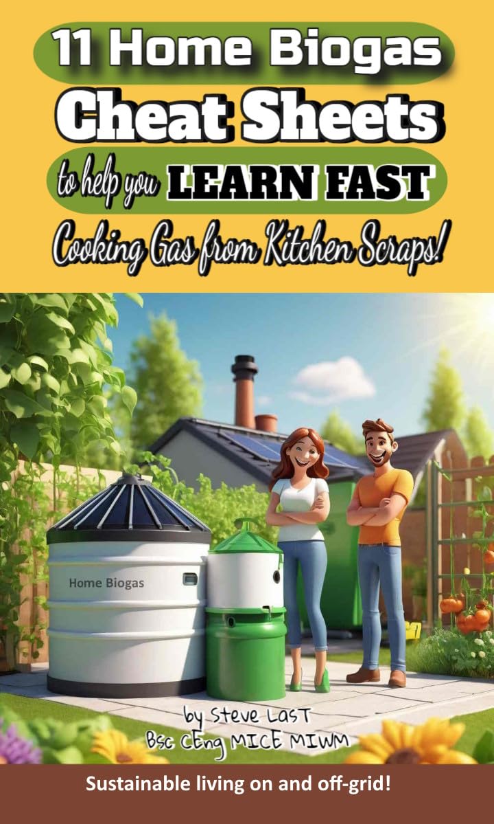 IPPTS Home Biogas Comprehensive Instructions - 11 Cheat Sheet Guide: How to Choose , Commission and Operate a Anaerobic Digester for Cooking Fuel and Fertiliser in Your Backyard