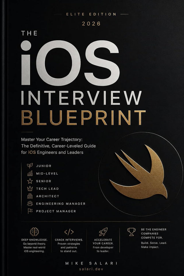The iOS Interview Blueprint: Elite Edition (2026) , From Junior to Engineering Manager