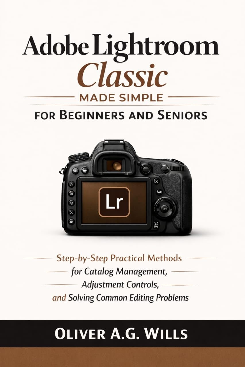 Adobe Lightroom Classic Made Simple for Beginners and Seniors: Step-by-Step Practical Methods for Catalog Management, Adjustment Controls, and Solving Common Editing Problems
