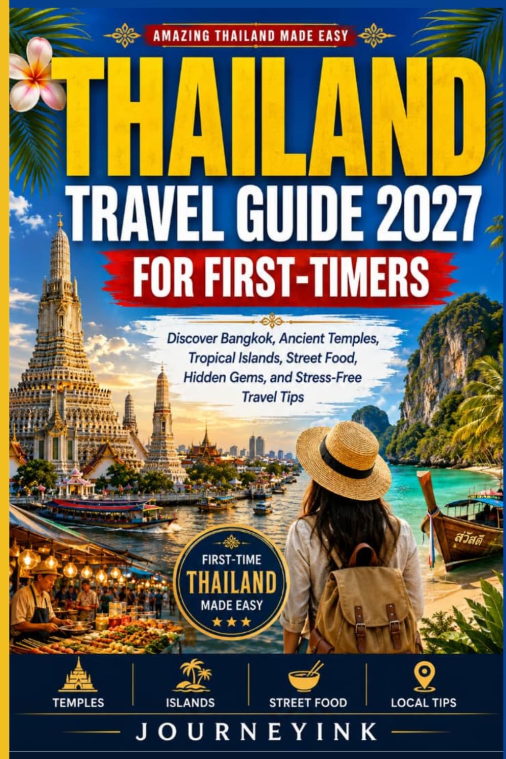Thailand Travel Guide 2027 For First-timers: Discover Bangkok, Ancient Temples, Tropical Islands, Street Food, Hidden Gems, and Stress-Free Travel Tips