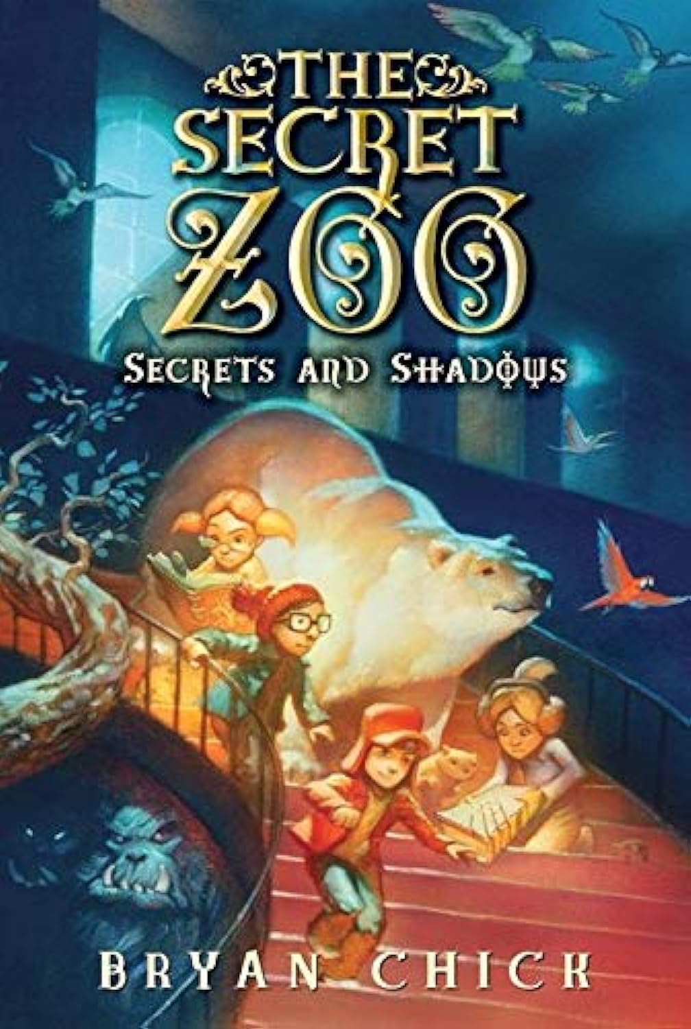 The Secret Zoo: Secrets and Shadows: Noah, Megan, Ella, and Richie train as Crossers to battle sasquatches and a sinister Shadowist―middle grade fantasy, ages 8-12.