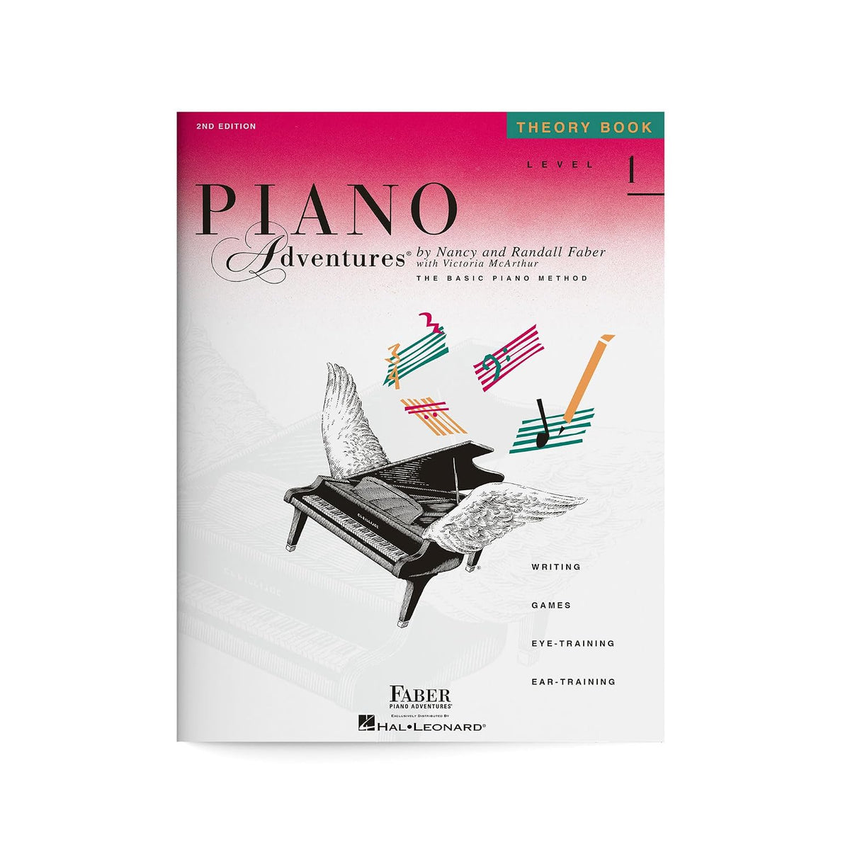 Piano Adventures: Theory Book - Level 1, 2nd Editon | Beginner Piano Theory Workbook | Music Note Reading and Ear Training for Early Learners | Faber Piano Book for Kids | Sheet Music Songbook