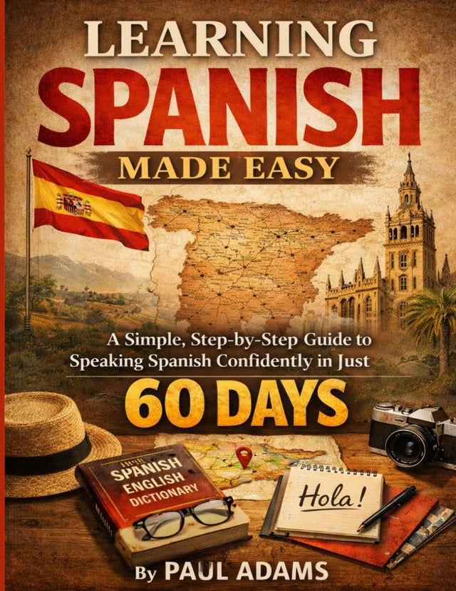 LEARNING SPANISH MADE EASY: A Simple, Step-by-Step Guide to Speaking Spanish Confidently in Just 60 DAYS (Foreign language learning)