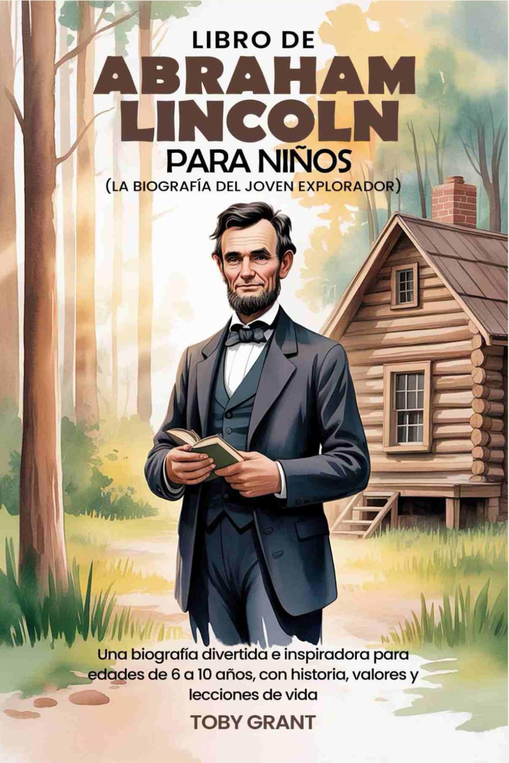 Libro de Abraham Lincoln Para Niños (La Biografía Del Joven Explorador): Una biografía divertida e inspiradora para edades de 6 a 10 años, con historia, valores y lecciones de vida (Spanish Edition)