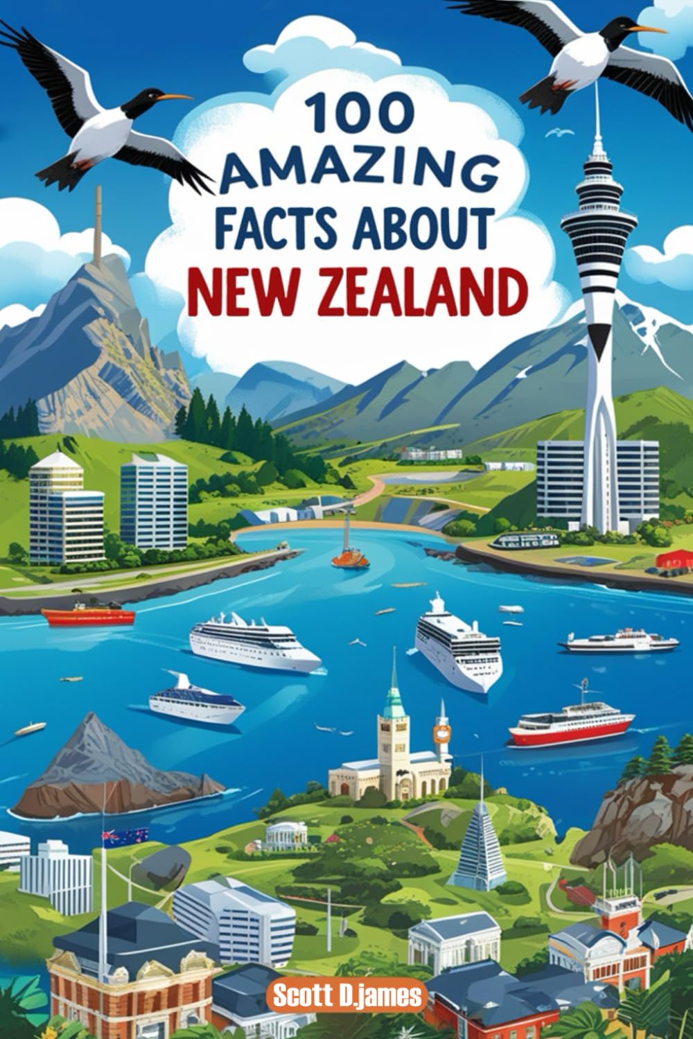 100 Amazing Facts About New Zealand: Mind-Blowing Fun Facts About New Zealand, Interesting Facts About New Zealand for Smart Kids, Everything Young ... for kids, educational books for children.
