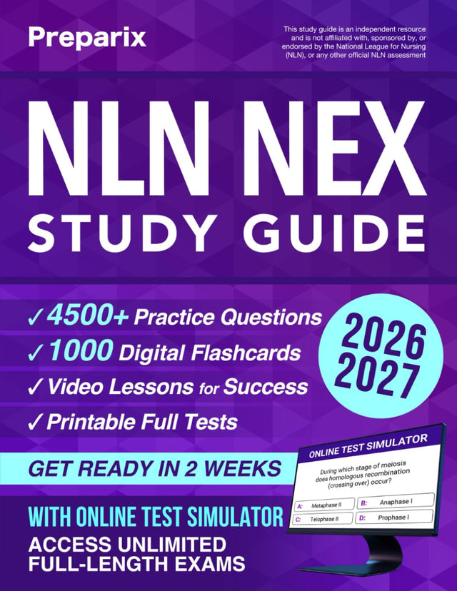 NLN NEX Study Guide: Your Updated NLN Outline Companion for Smarter Studying, Higher Confidence, and Strong Verbal, Math & Science Foundations
