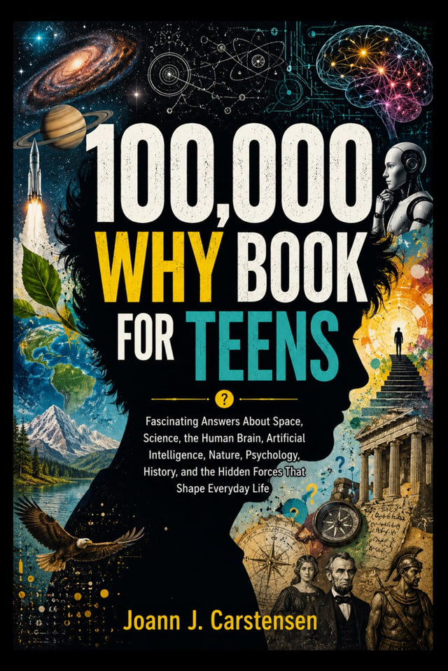 100,000 WHY BOOK FOR TEENS: Fascinating Answers About Space, Science, the Human Brain, Artificial Intelligence, Nature, Psychology, History, and the Hidden Forces That Shape Everyday Life