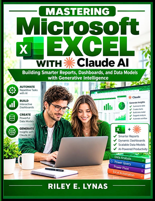 Mastering Microsoft Excel with Claude AI: Building Smarter Reports, Dashboards, and Data Models with Generative Intelligence (The Microsoft Productivity Mastery)