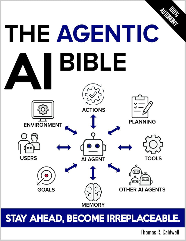 The Agentic AI Bible: The Complete and Up-to-Date Guide to Design, Develop, and Scale Goal-Driven, LLM-Powered Agents that Think, Execute and Evolve