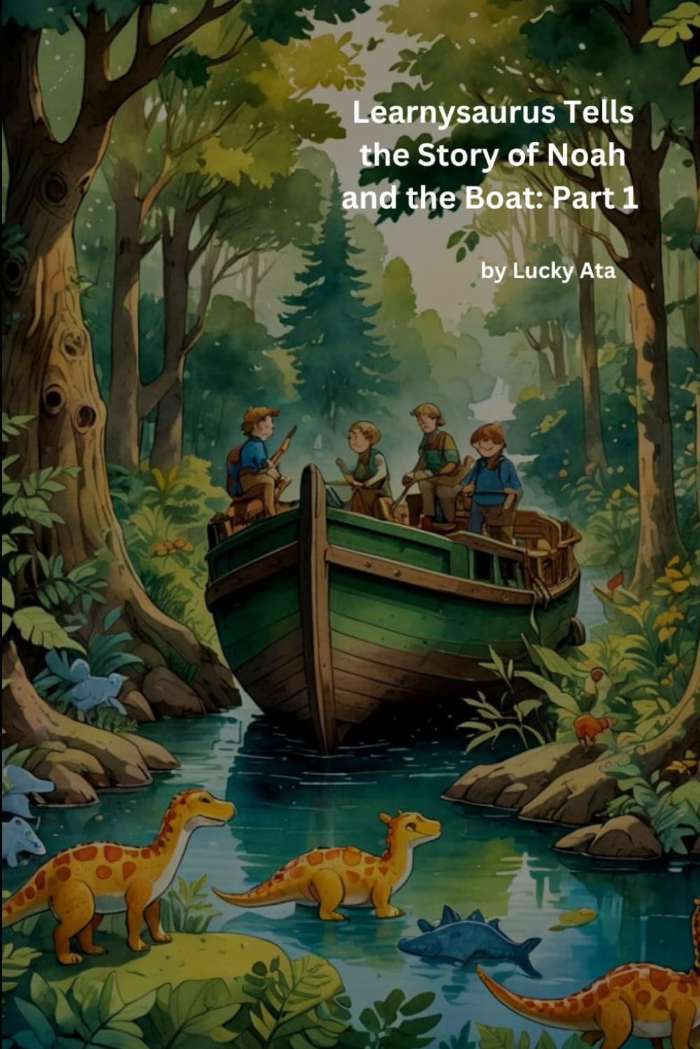 Learnysaurus Tells the Story of Noah and the Boat - Part 1: Kids and Toddlers Christian Stories (Christian Dinosaurs: Genesis)