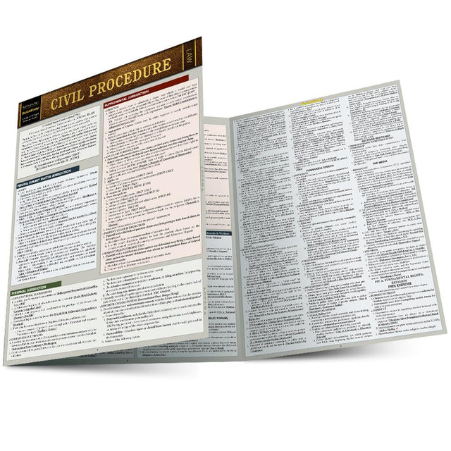 Civil Procedure: QuickStudy Laminated Reference Guide