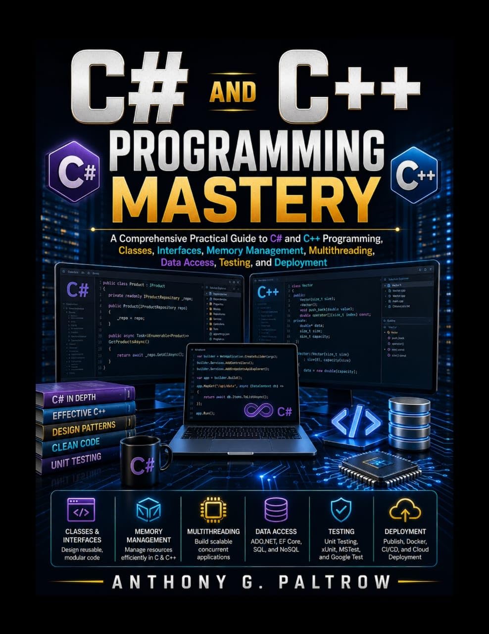 C# and C++ Programming Mastery: A Comprehensive Practical Guide to C# and C++ Programming, Classes, Interfaces, Memory Management, Multithreading, Data ... Today, Professional Tomorrow in Tech)