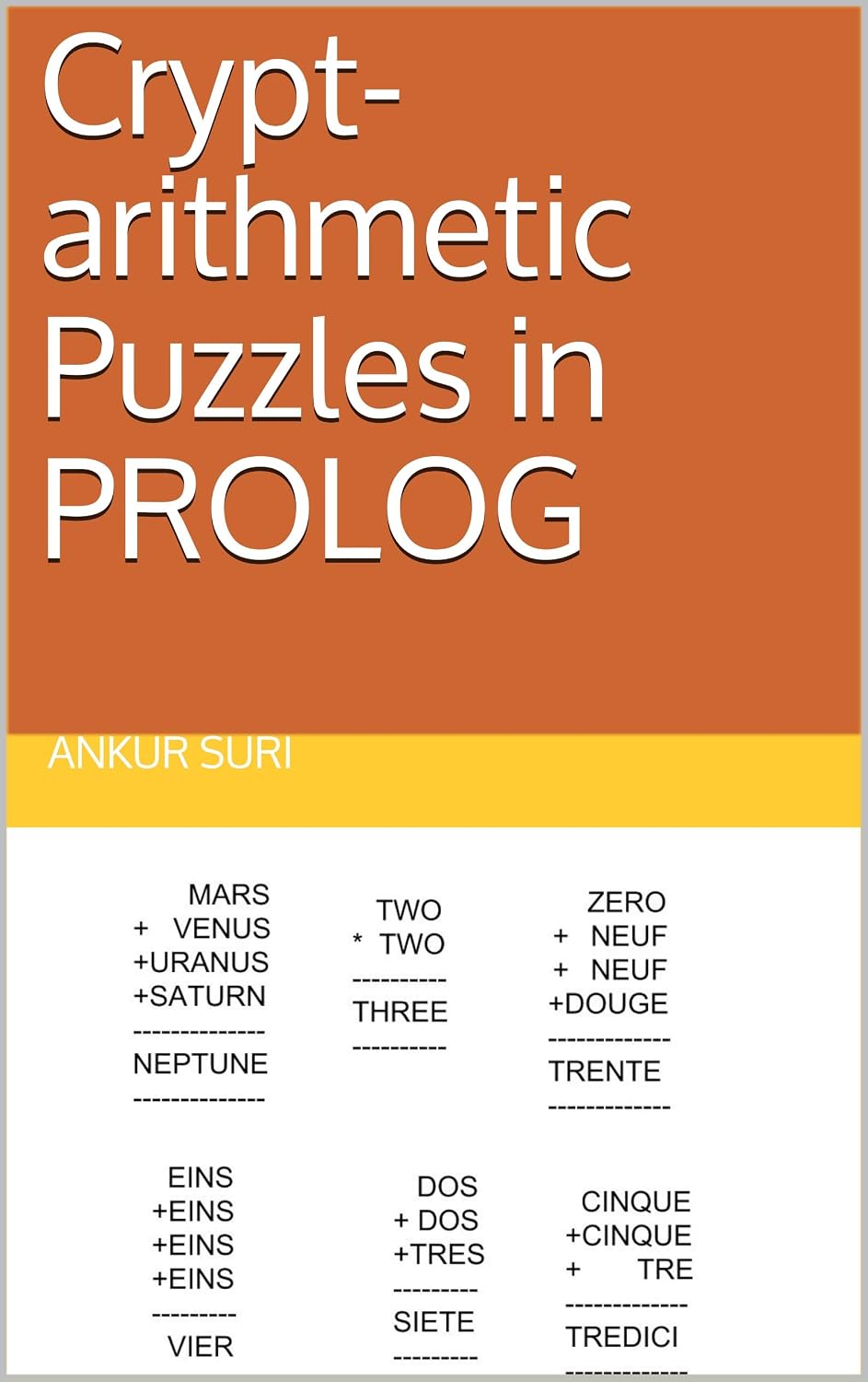 Crypt-arithmetic Puzzles in PROLOG