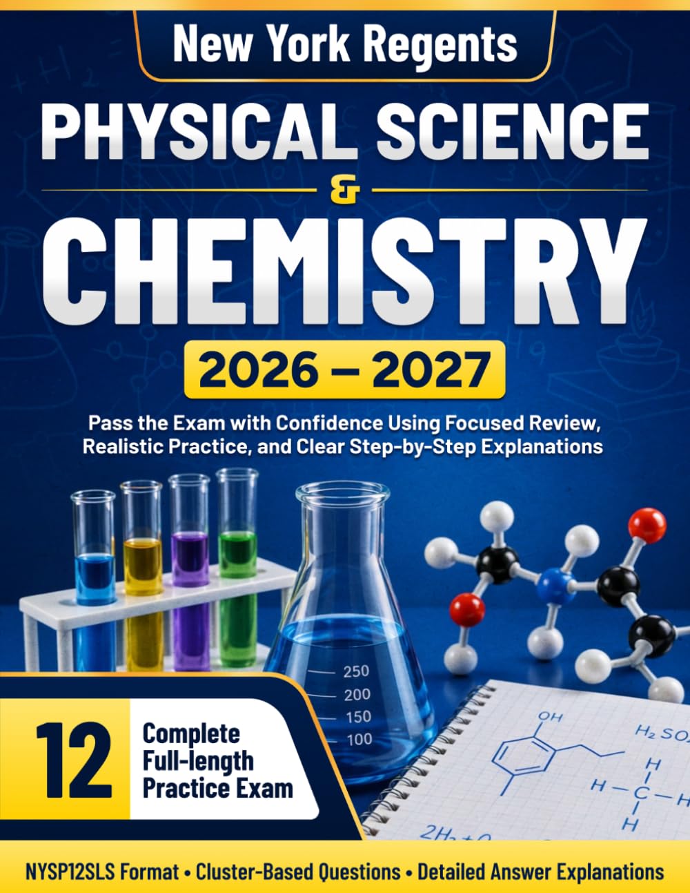 New York Regents Chemistry 2026–2027: Pass the Exam with Confidence Using Focused Review, Realistic Practice, and Clear Step-by-Step Explanations