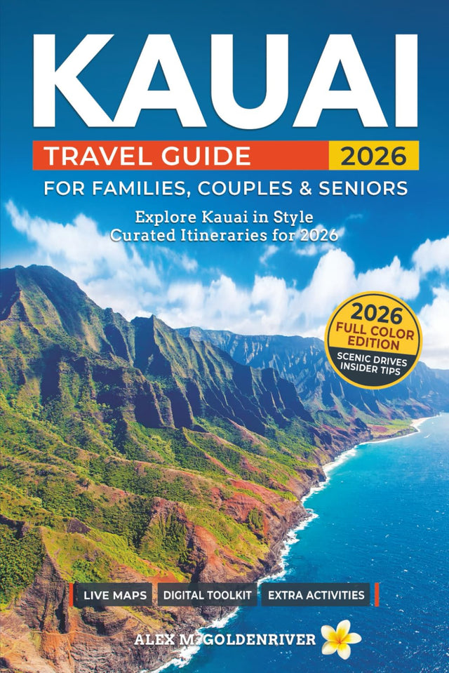 Kauai Travel Guide: Curated Itineraries for Families, Couples & Seniors: Local Tips, Full-Color Maps & Stunning Photos for a Refined and Unforgettable Kauai Adventure