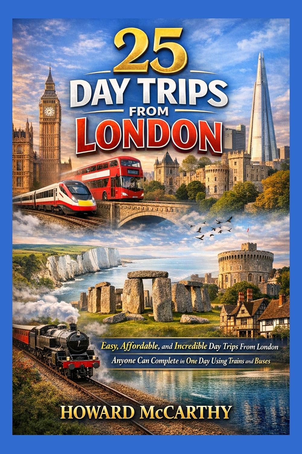 25 DAY TRIPS FROM LONDON: Easy, Affordable, and Incredible Day Trips From London Anyone Can Complete in One Day Using Trains and Buses
