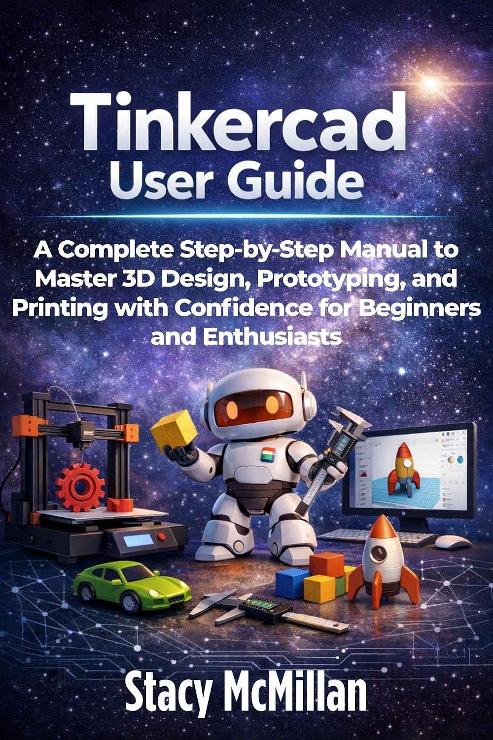 Tinkercad User Guide: A Complete Step-by-Step Manual to Master 3D Design, Prototyping, and Printing with Confidence for Beginners and Enthusiasts (From Setup to Mastery)