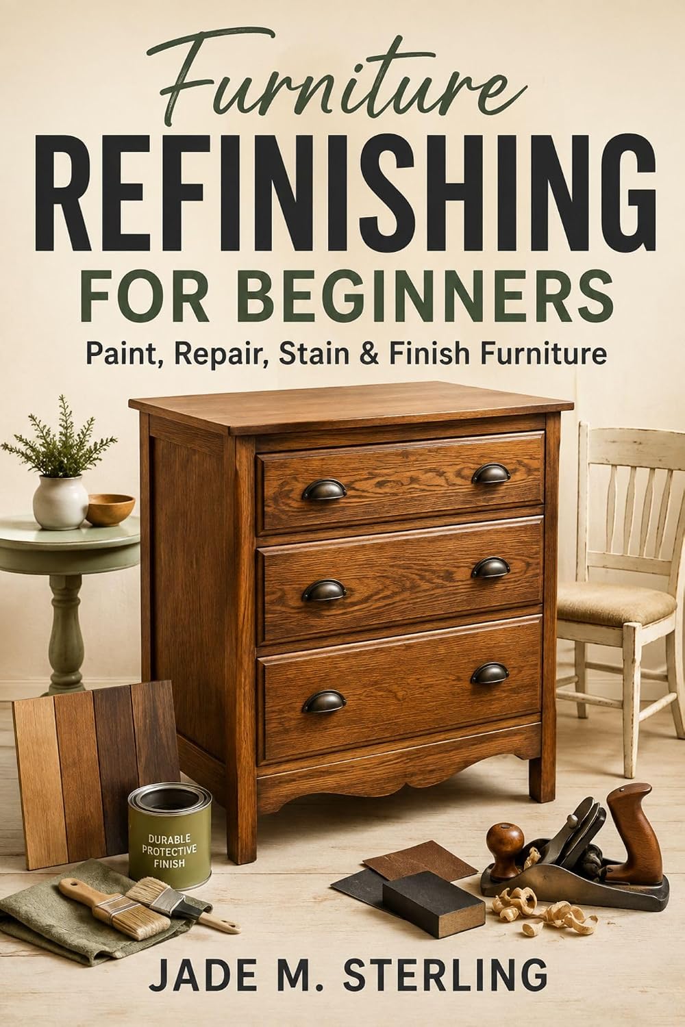 Furniture Refinishing For Beginners: Learn Essential Surface Preparation, Repair, Painting, Staining, and Finishing Techniques Through Beginner-Friendly Projects