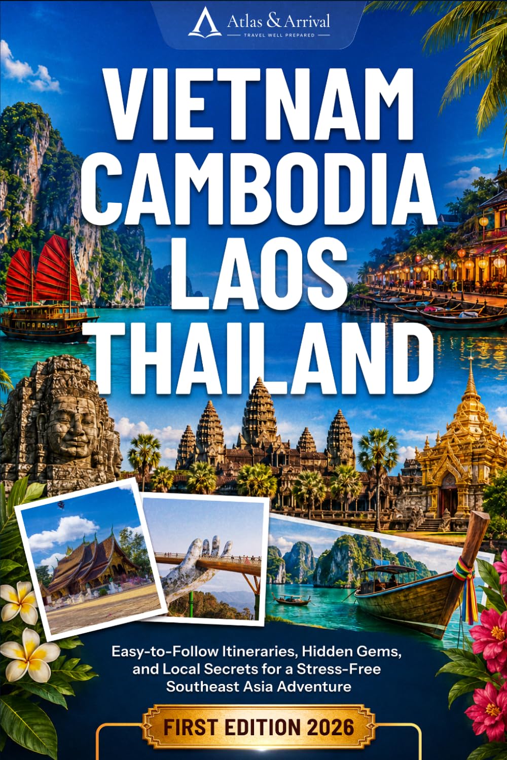 Vietnam, Cambodia, Laos & Thailand: Easy-to-Follow Itineraries, Hidden Gems, and Local Secrets for a Stress-Free Southeast Asia Adventure