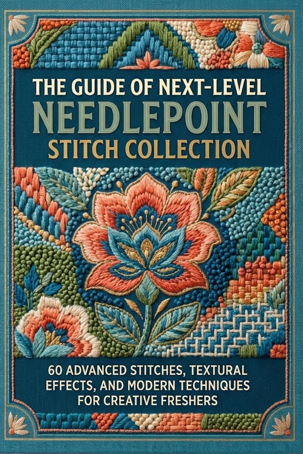 The Guide Of Next-Level Needlepoint Stitch Collection: 60 Advanced Stitches, Textural Effects, and Modern Techniques for Creative Freshers