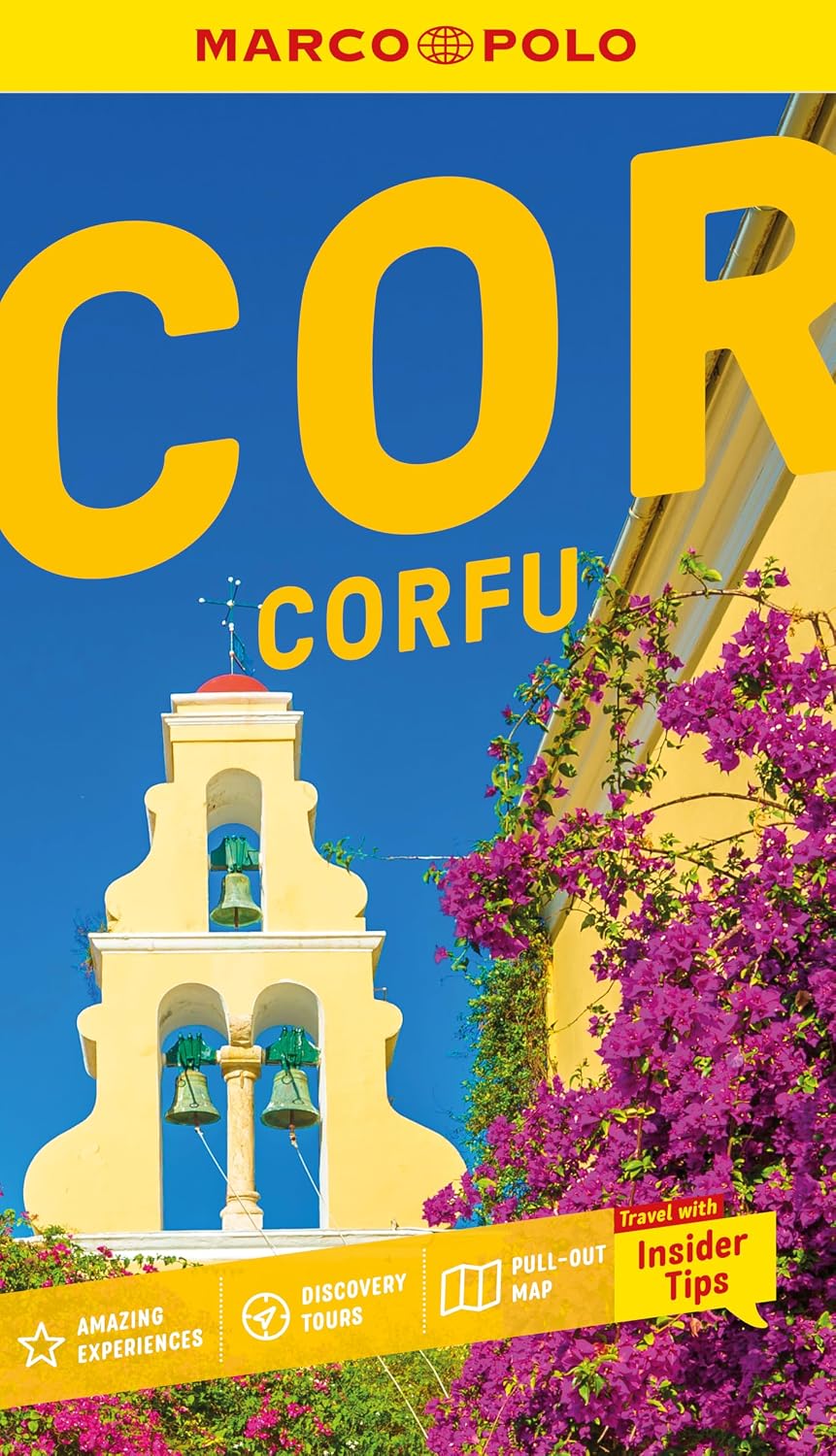 Marco Polo Corfu Pocket Travel Guide | Pull-out Map | Local Knowledge | Covers: Kassiopi, Sidari, Achilleion Palace and more (Marco Polo Pocket Guides)