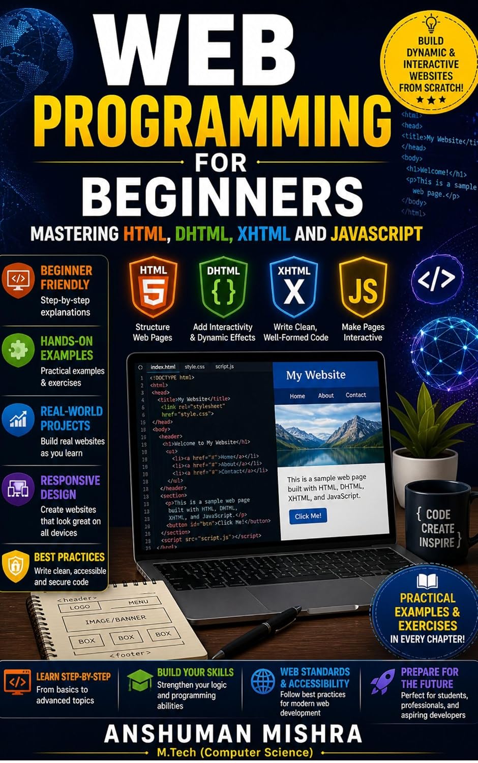 Web Programming for Beginners:: Mastering HTML, DHTML, XHTML, and JavaScript