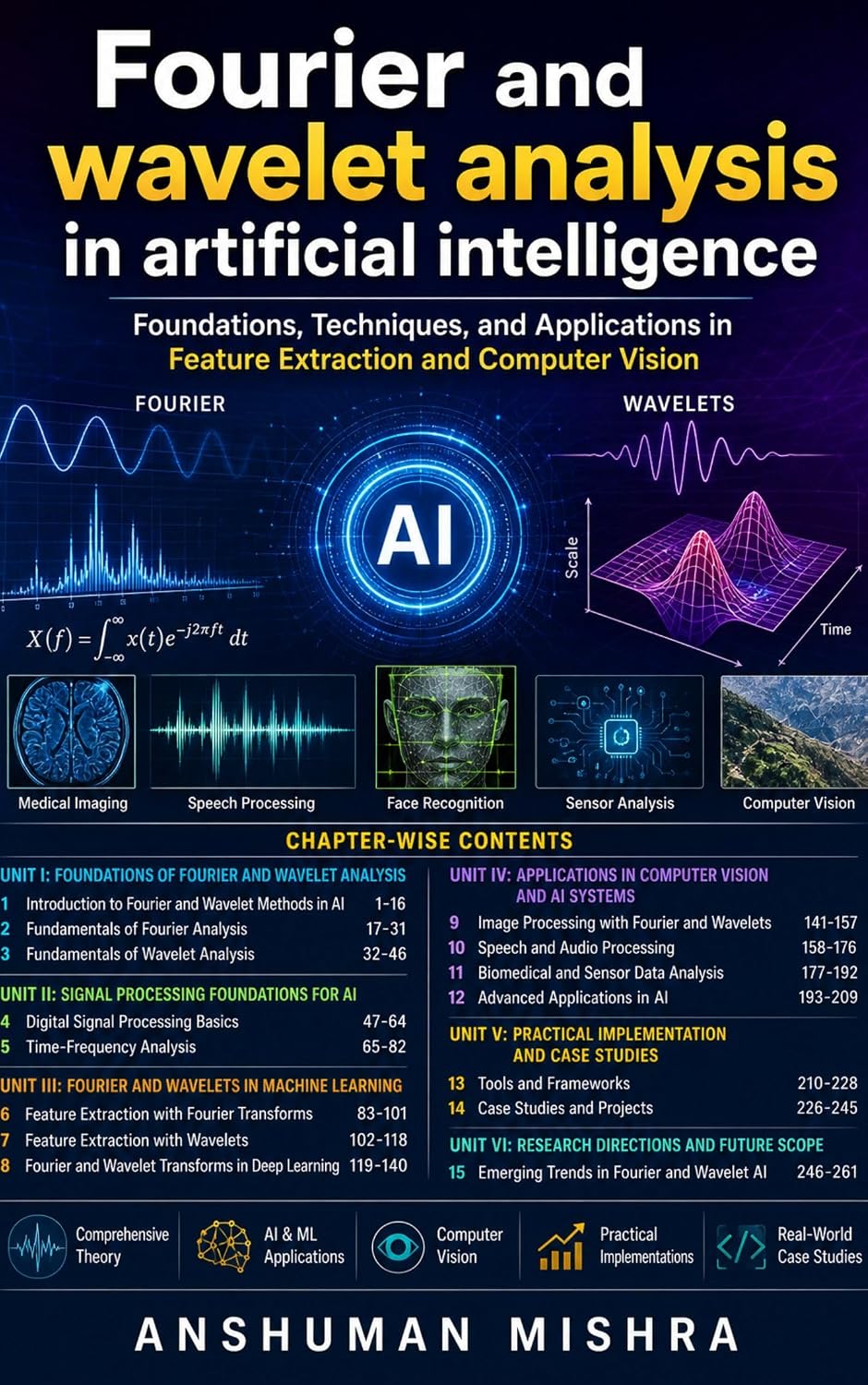 Fourier and wavelet analysis in artificial intelligence: Foundations techniques and applications in feature extraction and computer vision (AI Concepts using mathematics)