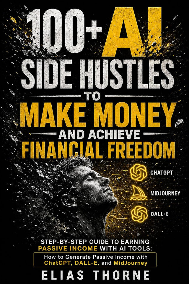 100+ AI Side Hustles to Make Money and Achieve Financial Freedom: Step-by-Step Guide to Earning Passive Income with AI Tools: How to Generate Passive ... Money and Achieve Financial Freedom Book 1)