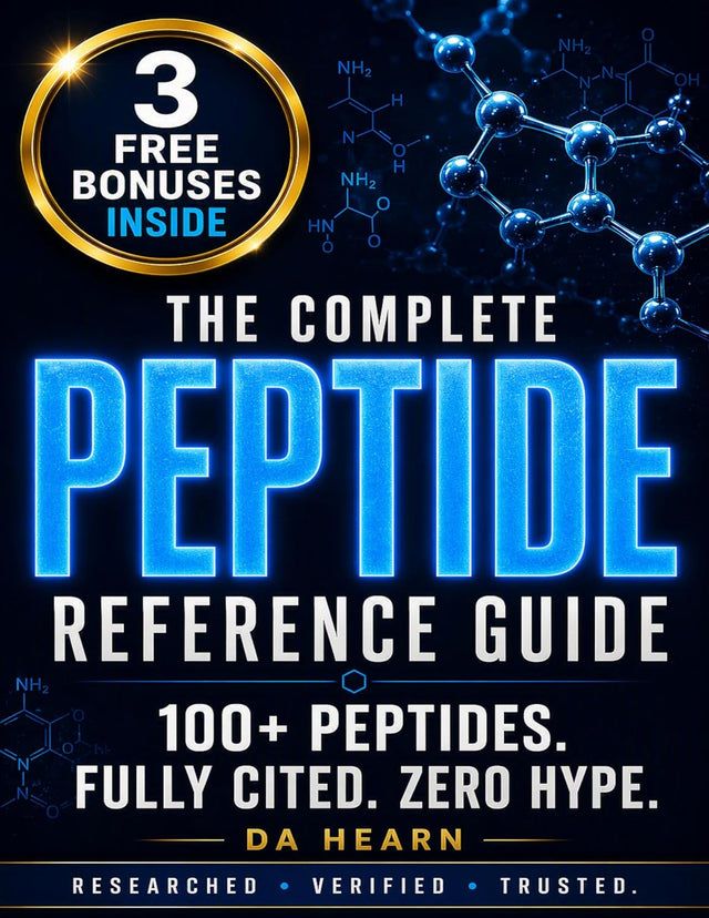 The Complete Peptide Reference Guide: BPC-157, TB-500, GHK-Cu, Semax & 17 More — Evidence-Based Guide to Healing, Muscle Growth, Fat Loss, Anti-Aging, Brain Health & Longevity