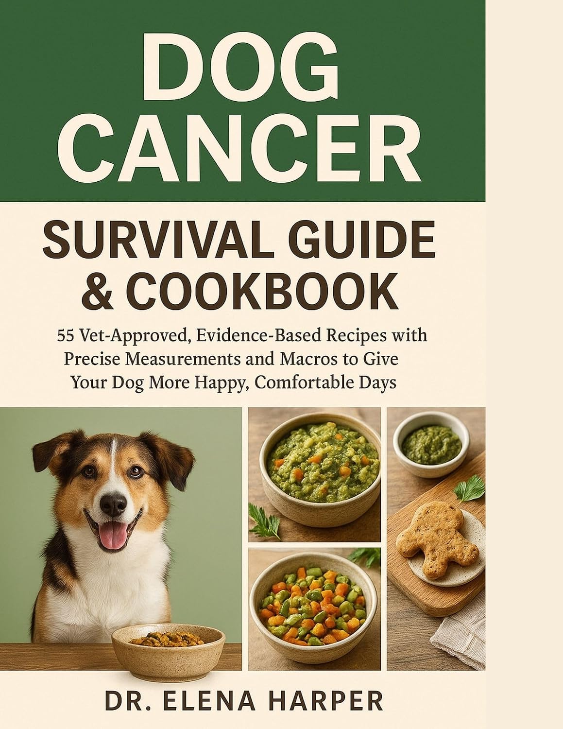 Dog Cancer Survival Guide & Cookbook: 55 Vet-Approved, Evidence-Based Recipes with Precise Measurements and Macros to Give Your Dog More Happy, Comfortable Days
