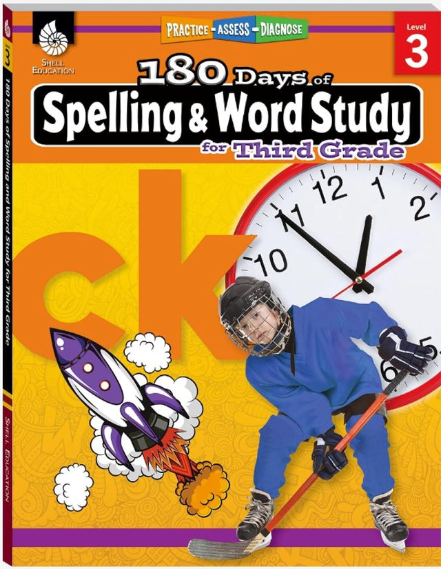 180 Days®: Spelling and Word Study for Third Grade: Practice, Assess, Diagnose