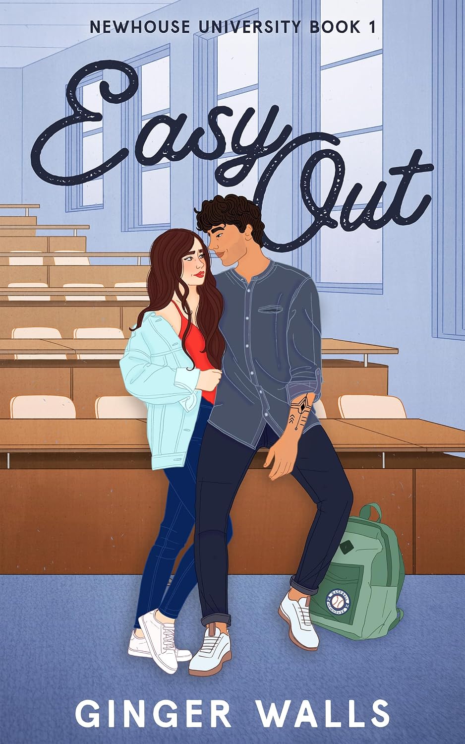 Easy Out: Forced Proximity, Friends to Lovers, College Baseball Romance (Newhouse University Book 1)