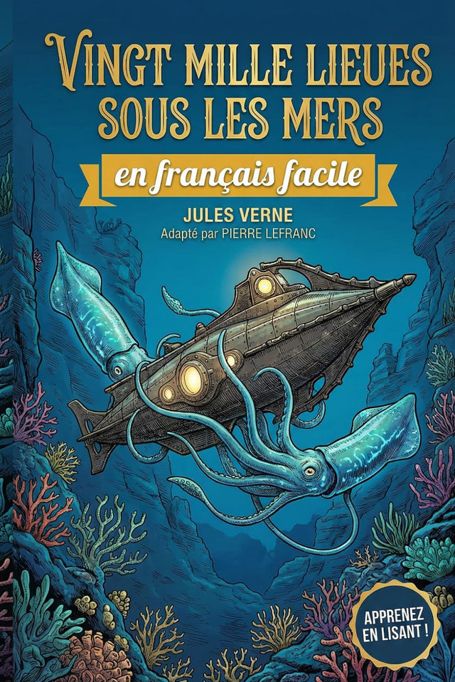 Vingt mille lieues sous les mers en Français Facile: French Graded Reader (Level A2) - Learn French with Jules Verne (Simplified for Beginners) (French Edition)