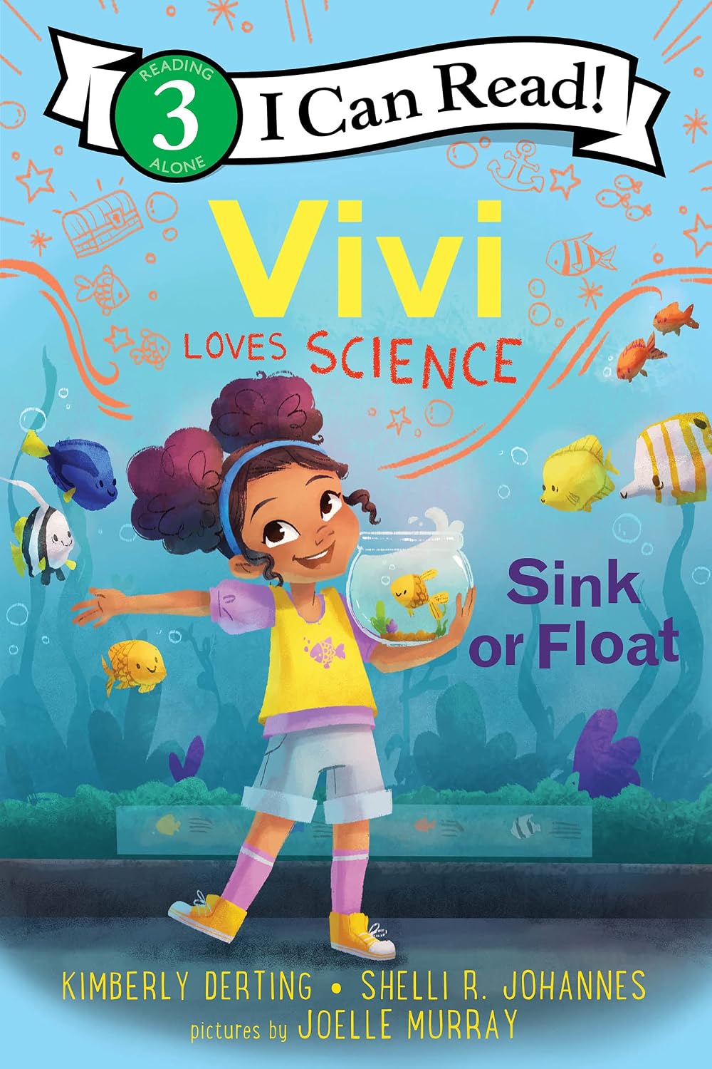Vivi Loves Science: Sink or Float: A Level 3 I Can Read STEM book where Vivi explores density and buoyancy at the aquarium―ages 4-8, with activities and an experiment (I Can Read Level 3)