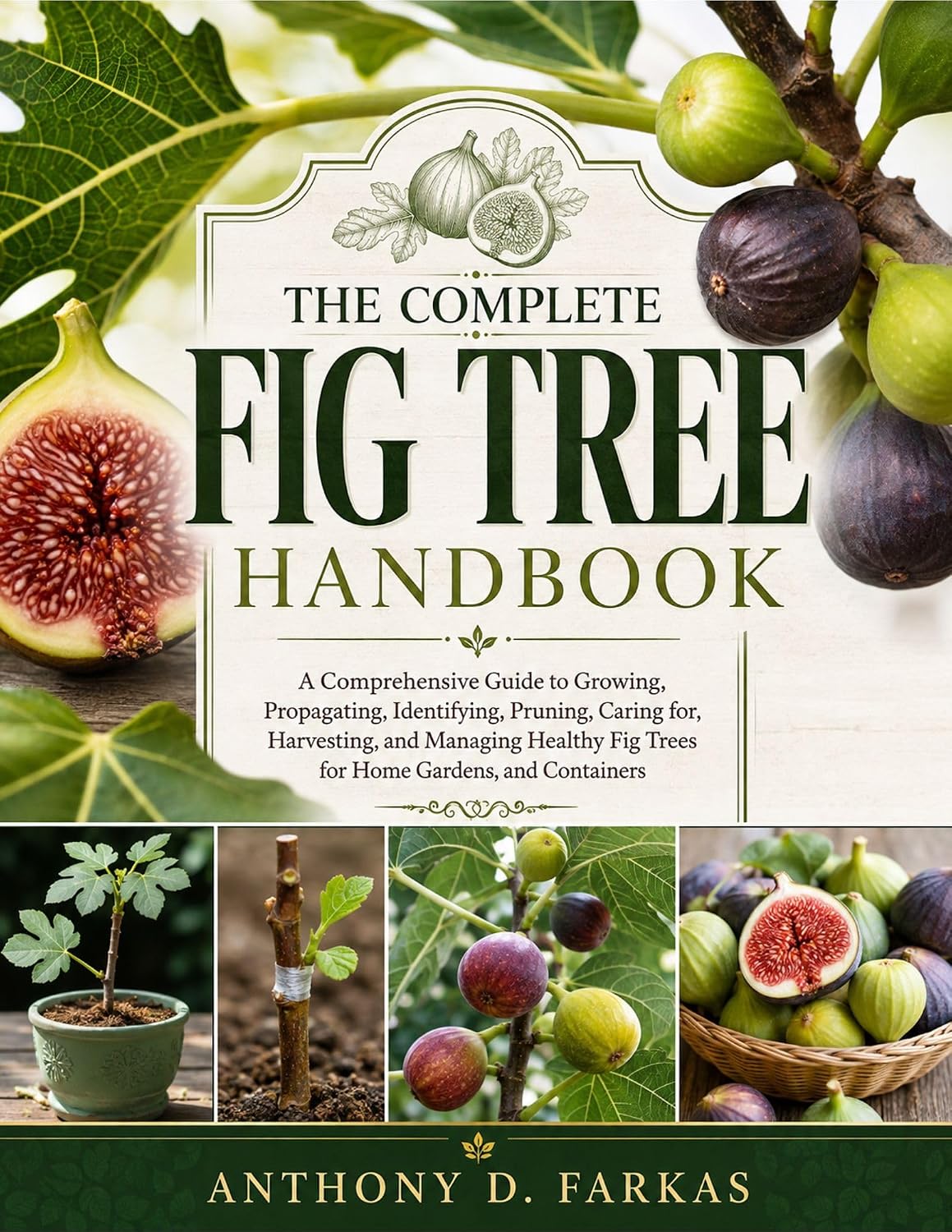 The Complete Fig Tree Handbook: A Comprehensive Guide to Growing, Propagating, Identifying, Pruning, Caring for, Harvesting, and Managing Healthy Fig Trees for Home Gardens, and Containers