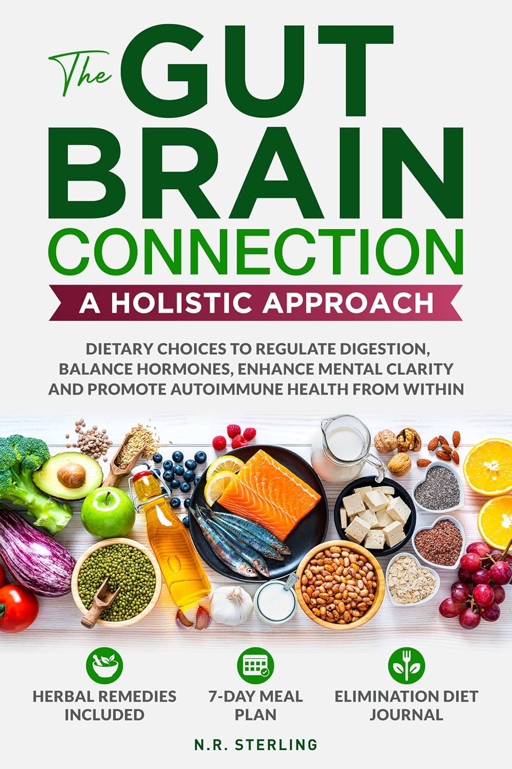 THE GUT-BRAIN CONNECTION: A HOLISTIC APPROACH: DIETARY CHOICES TO REGULATE DIGESTION, BALANCE HORMONES, ENHANCE MENTAL CLARITY AND PROMOTE AUTOIMMUNE HEALTH FROM WITHIN