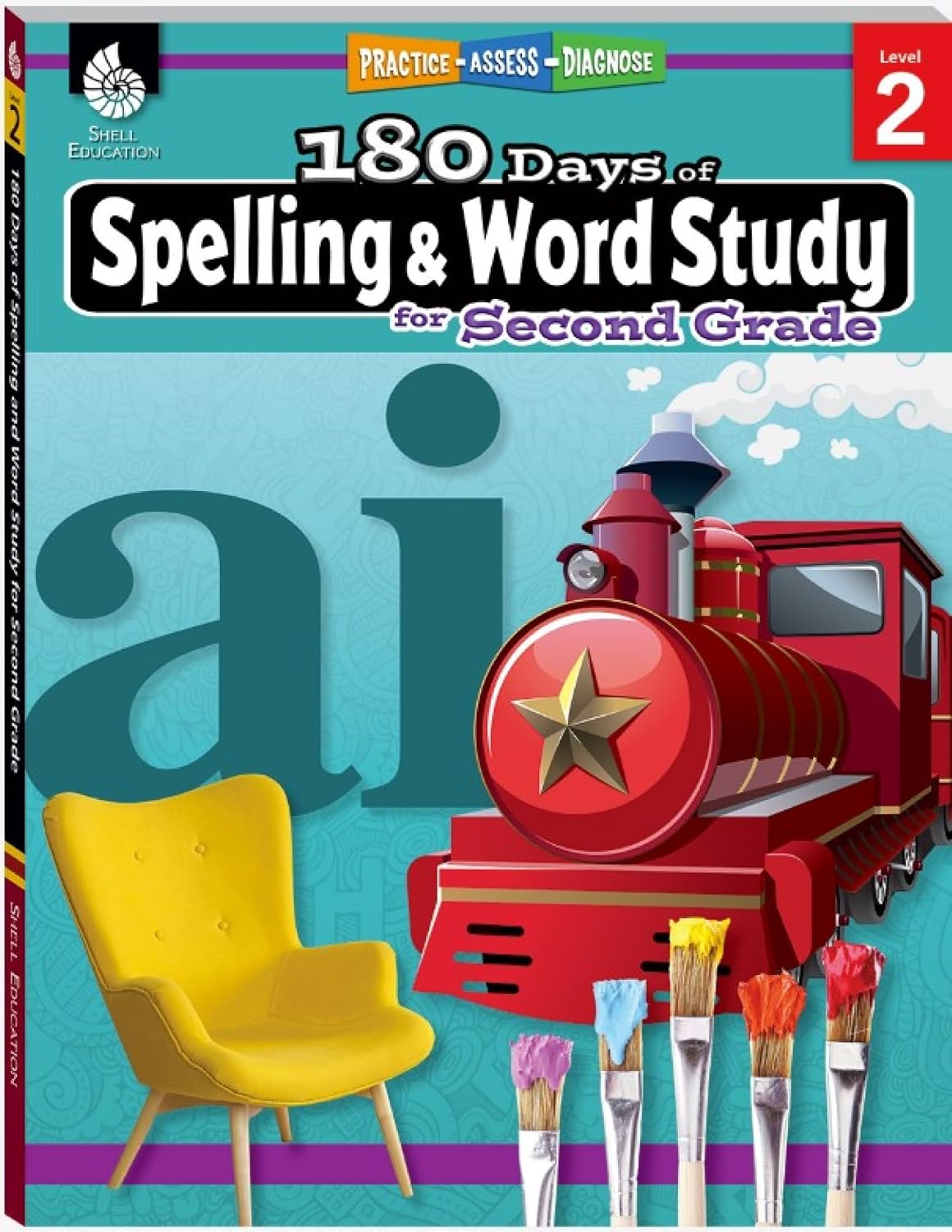 180 Days®: Spelling and Word Study for Second Grade: Practice, Assess, Diagnose