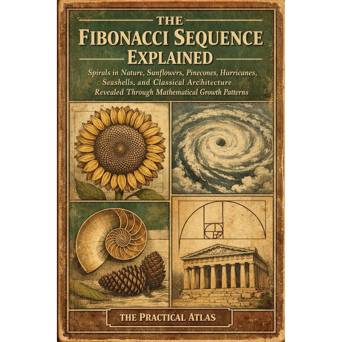 The Fibonacci Sequence Explained: Spirals in Nature, Sunflowers, Pinecones, Hurricanes, Seashells, and Classical Architecture Revealed Through Mathematical Growth Patterns