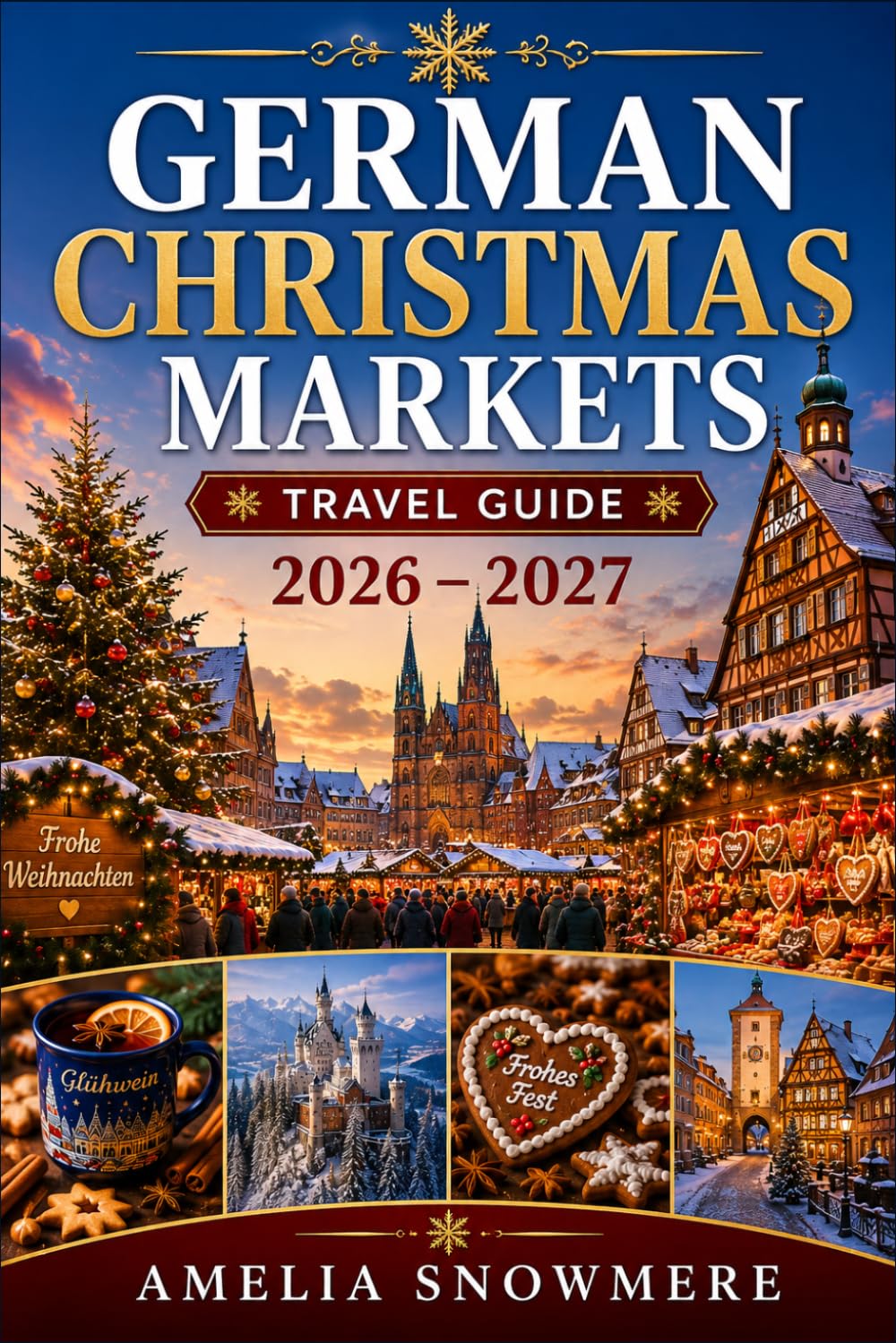 German Christmas Markets Travel Guide 2026 – 2027: Nuremberg, Dresden, Cologne, Munich & Rothenburg with Festive Food, Winter Activities & Itineraries (Amelia Christmas Series)