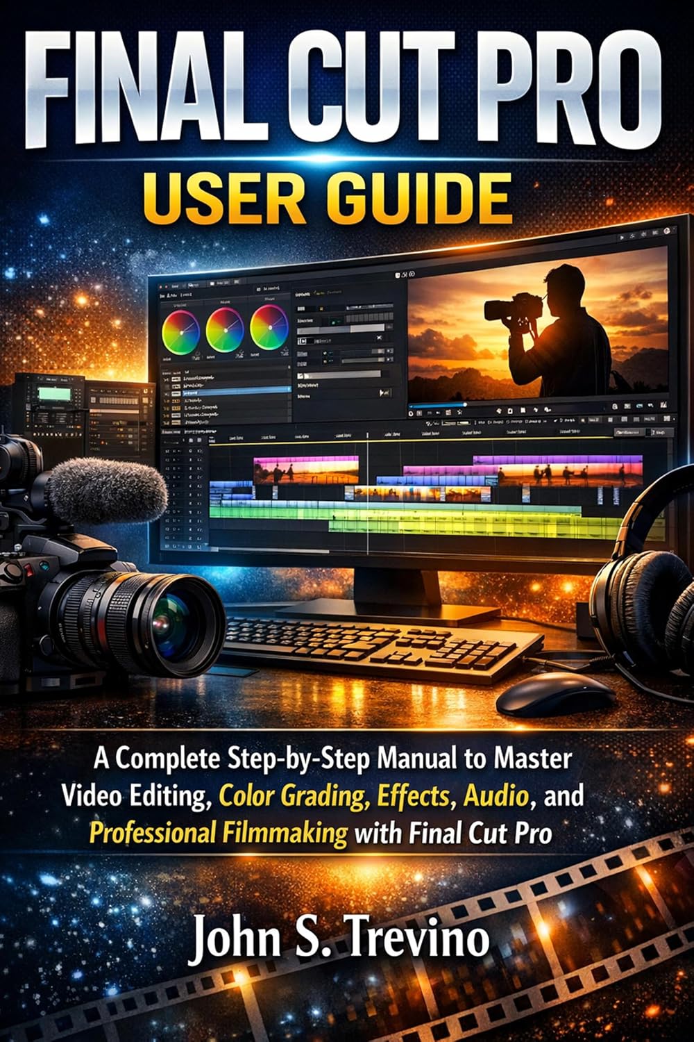 FINAL CUT PRO USER GUIDE: A Complete Step-by-Step Manual to Master Video Editing, Color Grading, Effects, Audio, and Professional Filmmaking with Final Cut Pro