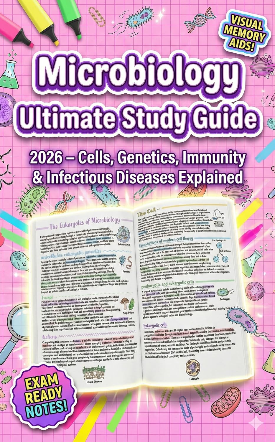 Microbiology Ultimate Study Guide 2026: A Comprehensive Reference on Microbial Biology, Genetics, Immunology, Pathogenicity & Systemic Infections