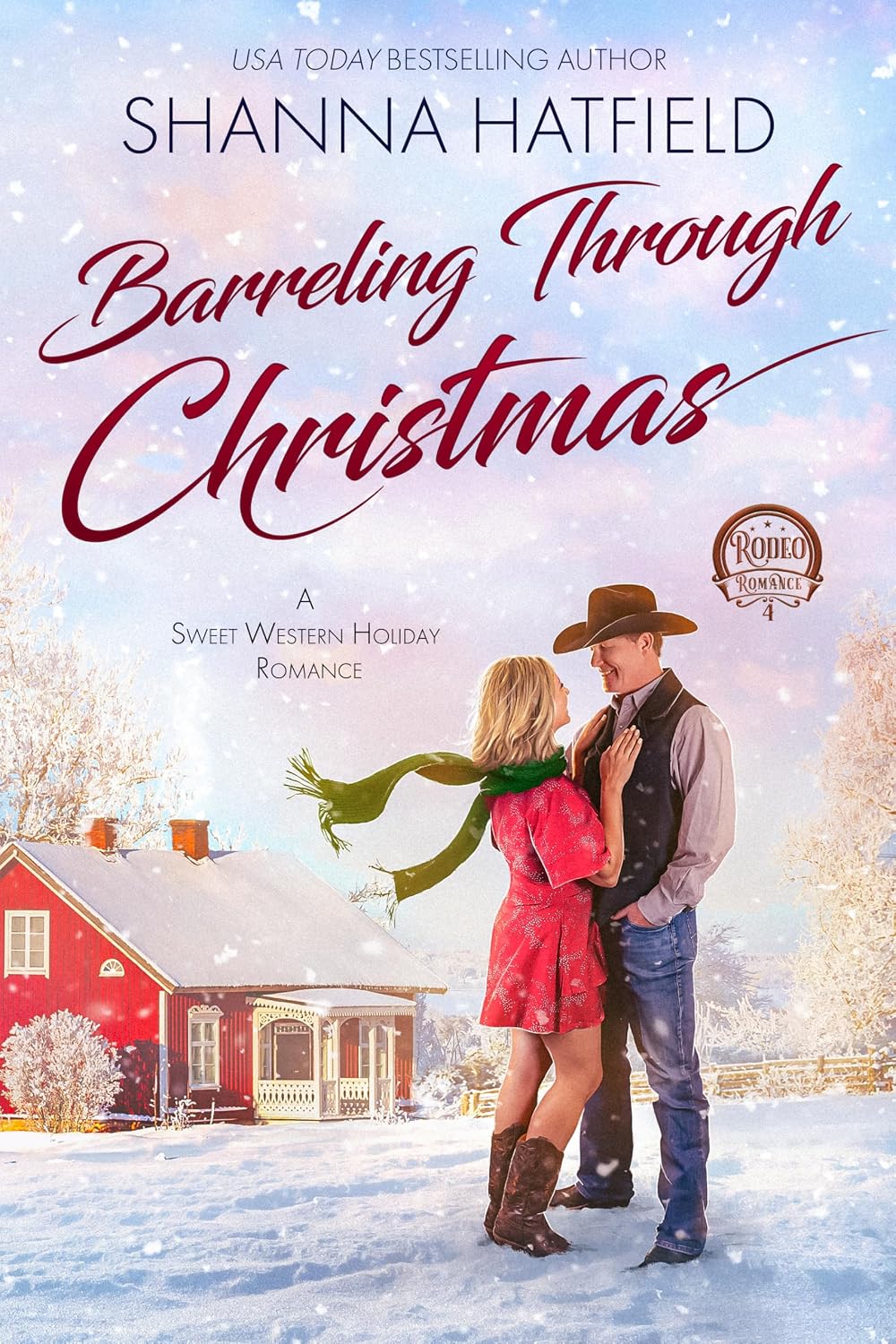 Barreling Through Christmas: A Sweet Western Holiday Romance (Rodeo Romance Book 4)