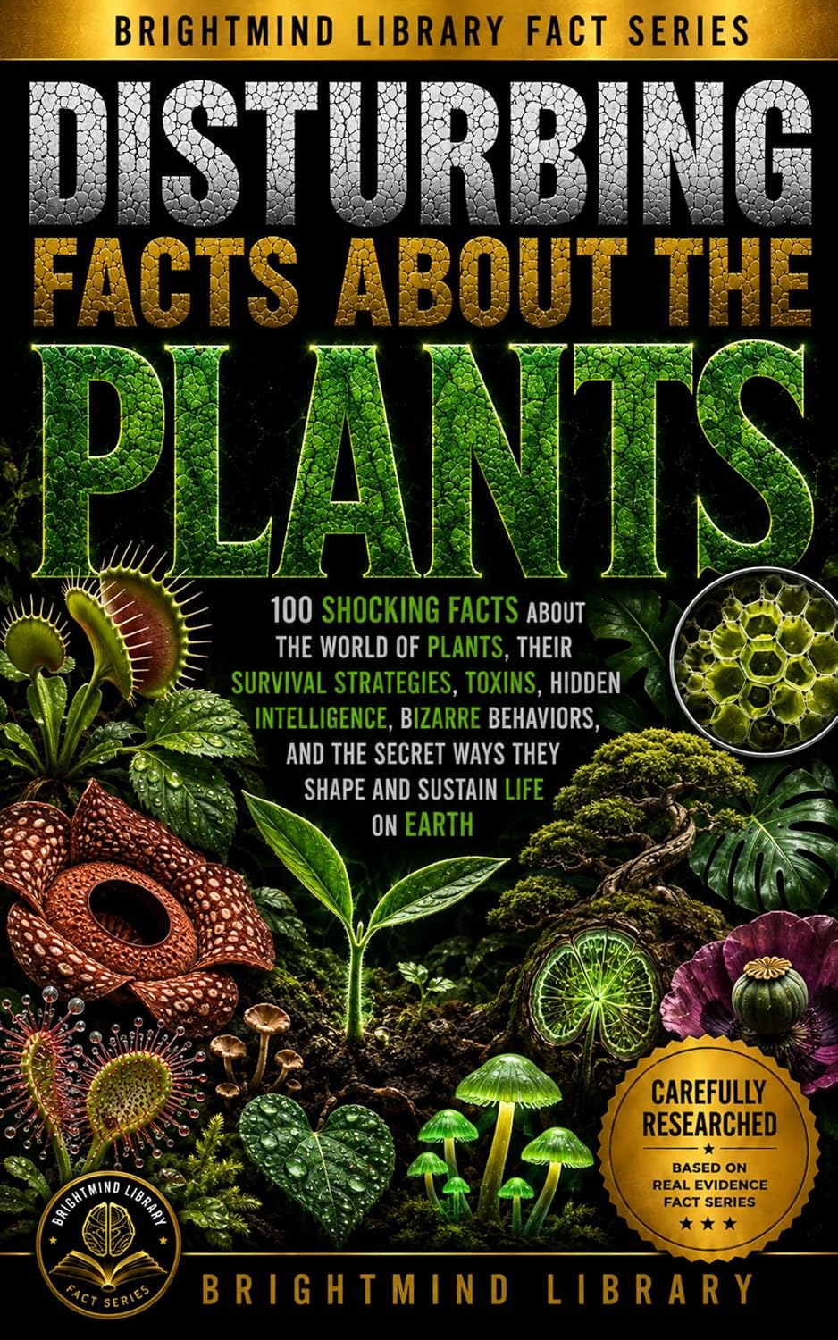 DISTURBING FACTS ABOUT PLANTS: 100 Strange, Deadly, and Mind-Bending Truths About Carnivorous Plants, Toxic Flowers, Parasites, Chemical Defenses, and ... Survival (BrightMind Library Fact Series)